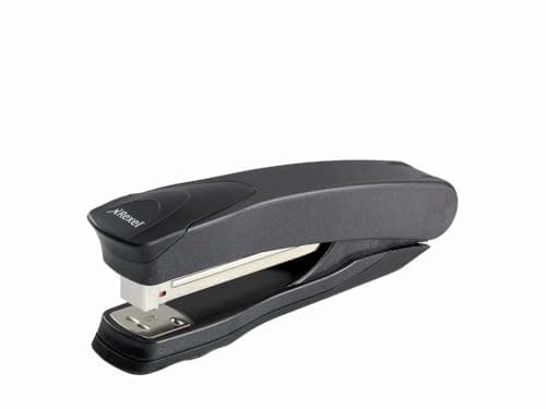 Image of Rexel Taurus Full Strip Stapler, 25 Sheet Capacity, Uses 24/6 and 26/ Staples, Metal Body, Black, 2100004