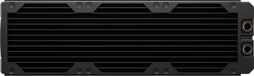 Image of CORSAIR Hydro X Series XR7 360mm V2 Custom Cooling Radiator – Compatible with iCUE LINK Fans, 3x120mm Fan Mounts, Screw Protection Plates, G1/4” Threads – Black