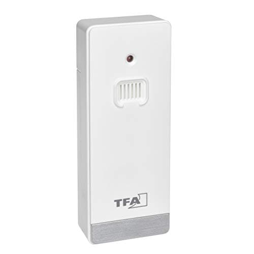 Image of TFA Dostmann Temperature Transmitter 30.3246.02 for Wireless Outdoor Temperature Transmission for Weather Boy (35.1159) White (L) 40 x (W) 25 (27) x (H) 105 mm