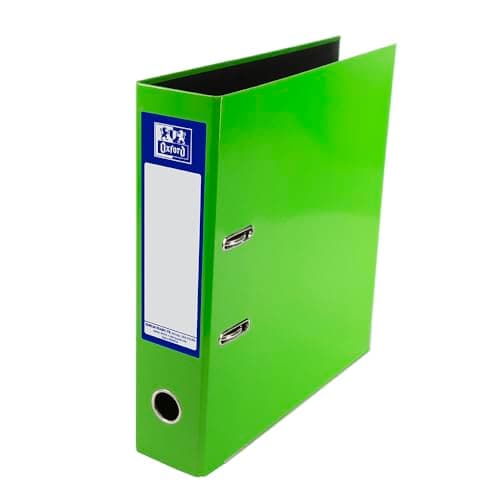 Image of Oxford Premium A4 Lever Arch File, Bright Green Single Folder, Heavy Duty