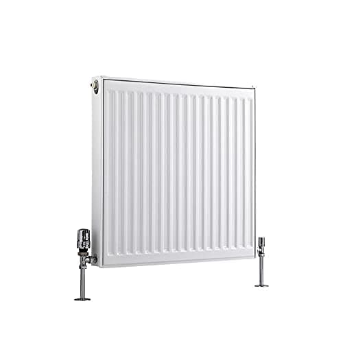 Image of Milano Compact White Type 11 Horizontal Single Panel Convector Radiator - 600mm x 600mm