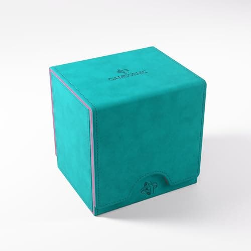 Image of Gamegenic | Sidekick Deck Pod PRO 100+ XL - Teal/Pink | Trading Card Game Accessory