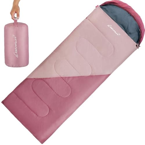 Image of Clostnature Sleeping Bag for Adults and Kids - Compact Lightweight Sleeping Bag, 3-4 Season Ultralight for Summer, Winter, Children, Girls, Boys, Camping, Backpacking with Storage Sack(Left Zipper)