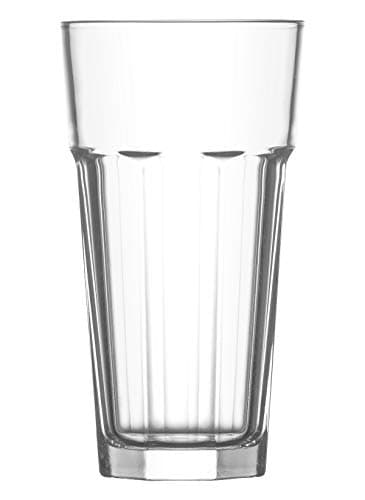 Image of LAV 6X Clear 360ml Aras Highball Glasses - Tall Hi Ball Glass Water Gin Juice Cocktail Drinking Glassware Tumblers Set