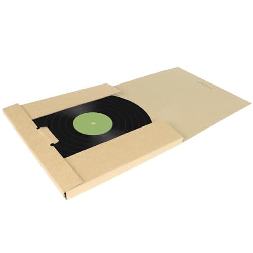 Image of 100x 12" SelfHold Cardboard Vinyl Record Mailers - Ideal For CD, Books, Albums, etc | 12 inch vinyl postage packaging, lp postage packaging
