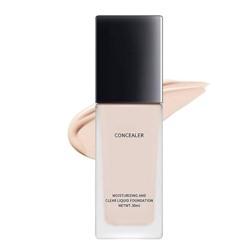 Image of Foundation for Mature Skin Over 60, Foundation for Older Women, Full Coverage Foundations, Soft Matte Oil Control Concealer, Lightweight and Long Lasting Waterproof (Ivory)