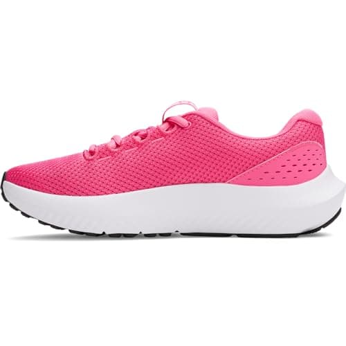 Image of Under Armour Women's Charged Surge 4, Comfortable Women's Runners with Breathable Mesh Upper Design, Durable and Responsive Ladies' Trainers,Super Pink / Super Pink / White,3