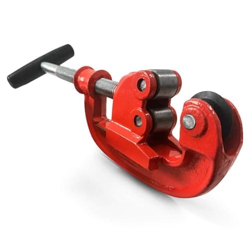 Image of QWORK® Heavy Duty Pipe Cutter, 1/8-inch to 2-inch Steel Pipe Cutter for Cutting Pipes of Aluminum, Copper, Stainless Steel