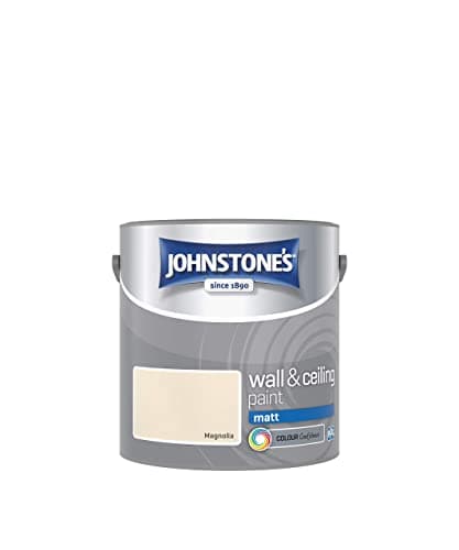 Image of Johnstone's 304025 Vinyl Matt Emulsion - Magnolia,2.5