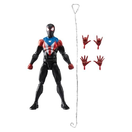 Image of Spider-Man Marvel Legends Series Gamerverse Miles Morales Boricua Suit Action Figure