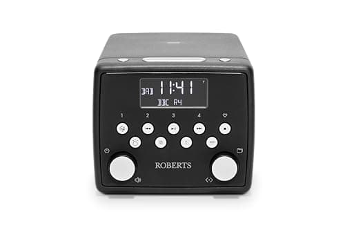 Image of Roberts SOUND49 FM/DAB/DAB+ Digital Radio with Bluetooth, Alarms and CD Player, Black