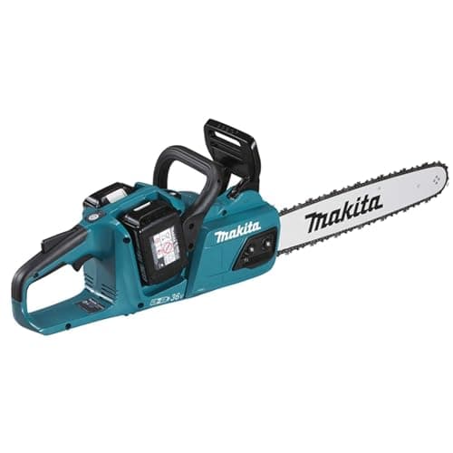 Image of Makita DUC405PT2 Twin 18V (36V) Li-ion LXT 40cm Brushless Chainsaw Complete with 2 x 5.0 Ah Batteries and Twin Port Charger