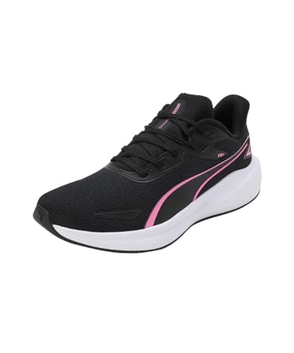 Image of Puma Unisex Adults Skyrocket Lite Road Running Shoes, Puma Black-Fast Pink-Puma White, 8 UK