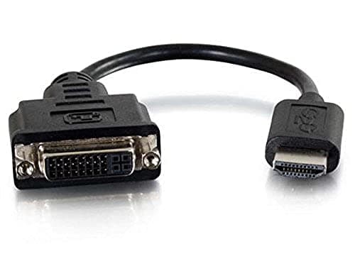 Image of C2G HDMI® Male to Single Link DVI-D™ Female Adapter Converter - Full HD 1080p HDMI to DVI Dongle - Black