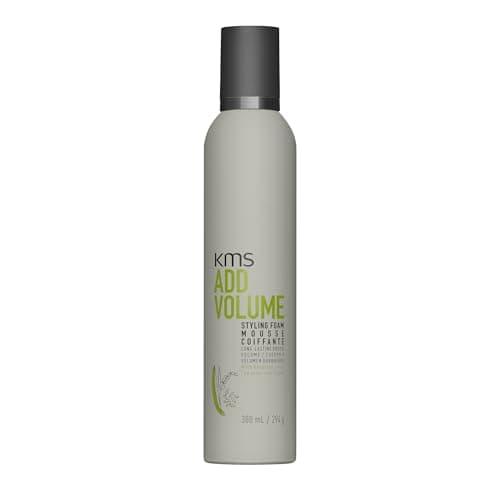 Image of KMS AddVolume Styling Foam, For Fine Hair, Long-Lasting Body & Style Support, Heat Protection up to 230°C, Vegan & PETA Approved, 300ml