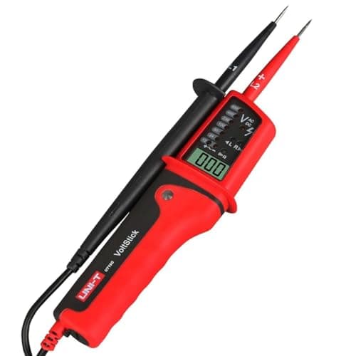 Image of UT15C Two Pole Voltage and Continuity Tester - Waterproof, AC/DC Voltage Testers, 12V ~ 690V Range, 3-Phase AC Phase Rotation Test, Can Determine The Zero Line and Fire Line - Continuity Tester