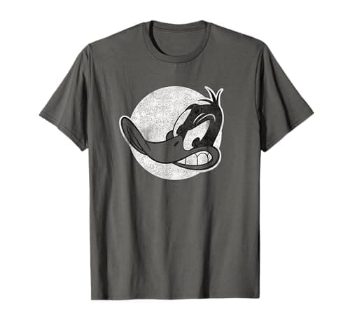 Image of Looney Tunes Daffy Duck Vintage Badge T-Shirt
