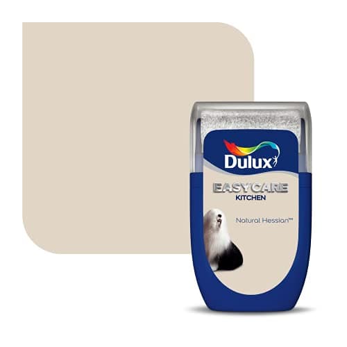 Image of Dulux Easycare Kitchen Tester Paint, Natural Hessian, 30 ml