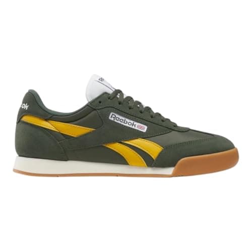 Image of Reebok Unisex Campio XT Trainers, Gritgreen Gritgold Gum, 7.5 UK