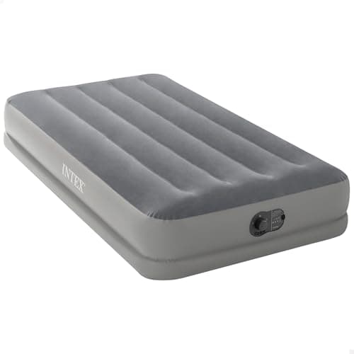 Image of Intex Twin Dura-Beam Prestige Airbed with Fastfill USB Pump, Inflated Size: 99 cm x 191 cm x 30 cm (64112)