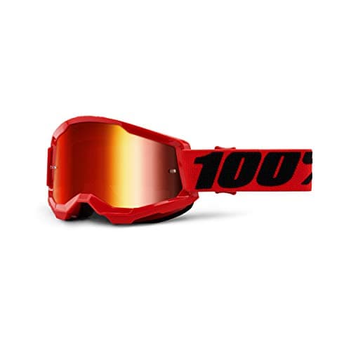 Image of 100% STRATA 2 Goggle Red - Mirror Red Lens