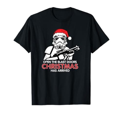 Image of Star Wars Christmas Santa Stormtrooper Christmas Has Arrived T-Shirt
