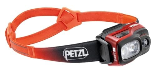 Image of PETZL Headlamp Swift RL - Unisex, Orange, One Size