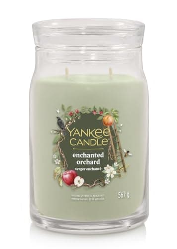 Image of Yankee Candle Scented candle in glass (large) ENCHANTED ORCHARD - Signature candle "Autumn Collection 2025" with burning time up to 90 hours
