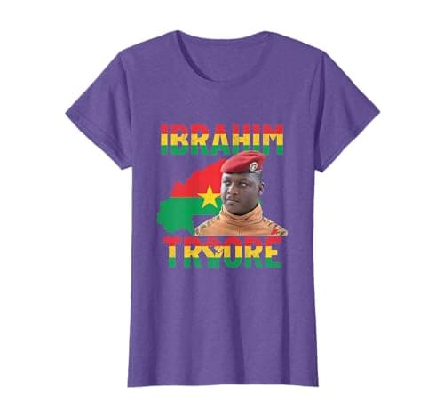 Image of Africa Resistance Thomas Sankara Burkina Faso Ibrahim Traore T-Shirt