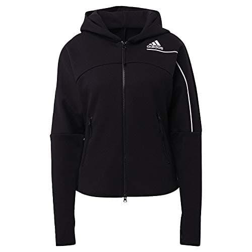 Image of adidas Women's Z.n.e. Hoodie Hooded Sweatshirt, Black, 2X
