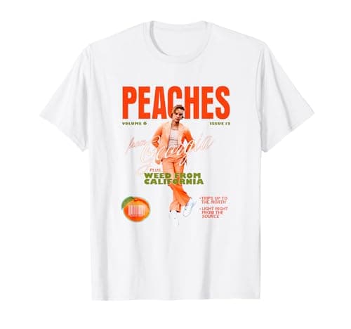 Image of Official Justin Bieber Peaches White T-Shirt