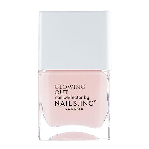 Image of Nails.INC Glow With The Flow Glow-Enhancing, Pink Sheer, Glossy, No Chip, Long Lasting, Quick Dry, Air Dry, Professional Manicures & Pedicures, Fingernails & Toenails, Vegan Nail Polish, 14 ML
