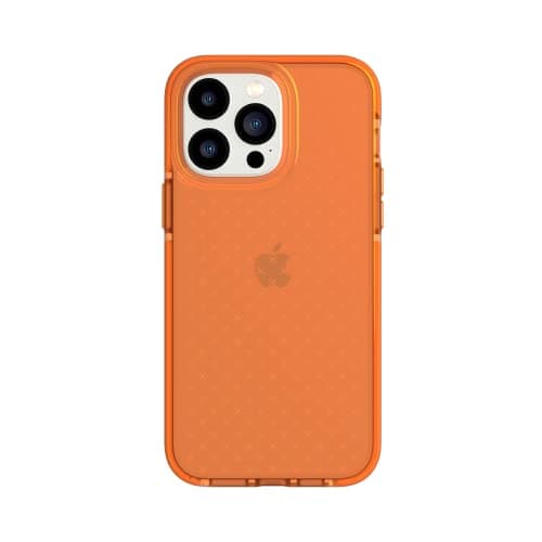 Image of tech21 iPhone 14 Pro Max Evo Check – Ultra-Protective Shock-Absorbing & Slim Protective Phone Case with 16ft FlexShock Multi-Drop Protection & Extra Buttons