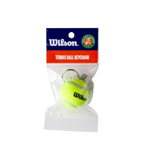 Image of Wilson Roland Garros keyring, mini tennis ball, For collectors or as a gift