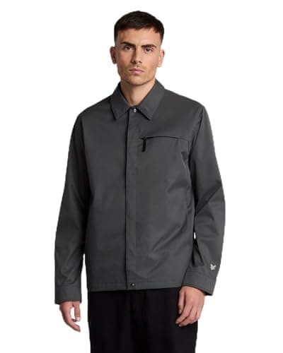 Image of Lyle & Scott LS Woven Shirts Tech Twill Overshirt X009 Terra Nova, XL