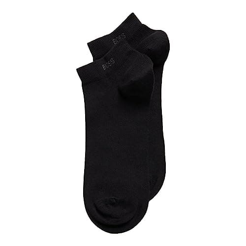 Image of BOSS 2-Pack Solid Cotton Ankle Socks