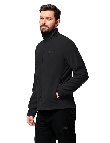Image of Jack Wolfskin Men's Taunus Fz M Fleece Jacket, Black, XL