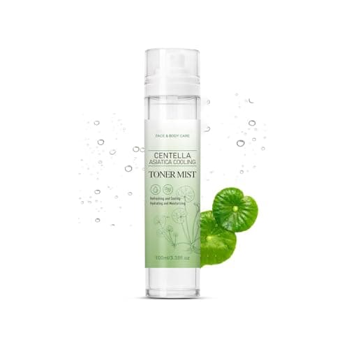 Image of Centella Asiatica Facial Mist, Hydrating Toner Spray for Face, Lightweight Refreshing Soothing Spray Toner Skincare for Soft & Glow Skin, Reduces Redness & Dryness, for All Skin Types