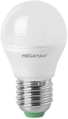 Image of MEGAMAN R9 Classic Opal Dimmable Golf Ball LED Lamp, E27, 5.5 Watt 4000K Colour Temperature, Warm White