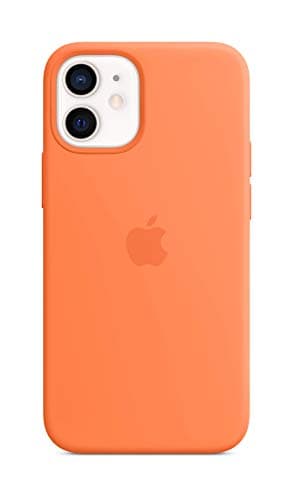 Image of Apple Silicone Case with MagSafe (for iPhone 12 mini) - Kumquat