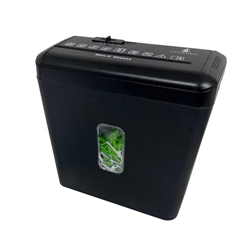 Image of Cathedral Products | 5 Sheet P3 Cross Cut Shredder with 8.5 Litre Bin, Auto Paper Detection & Forward and Reverse Functions