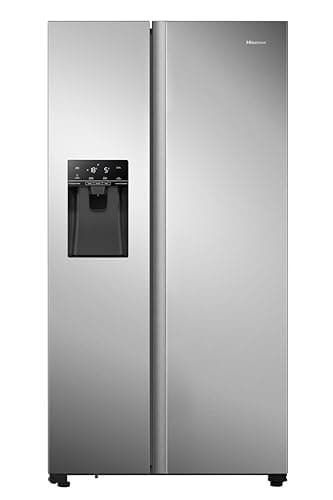 Image of Hisense American Fridge Freezer - Stainless Steel - E Rated