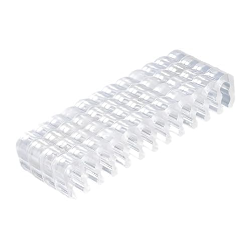 Image of RGYBAO Pack of 4 24Pin Motherboard Cable Combs PVC Wire Organizers for Laptop Build and Improved Airflows in Gaming Rigs