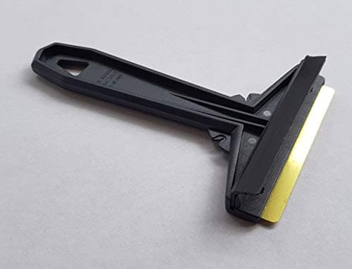 Image of Murska 575-2 Squeegee Ice Scraper Brass Blade Original of Finland - Black/yellow