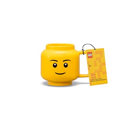Image of LEGO Ceramic Mug Large - Boy - 530 ml | Perfect Mug Gifts for Men Mugs for Kids and Women Cool Fun and Unique Cup for All Ages Dishwasher Safe