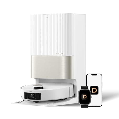 Image of DREAME X50 Ultra White Robot Vacuum and Mop with Auto-Empty and Mop Self-Cleaning, 20,000Pa Suction, Obstacle Avoidance and 360° Navigation, Corner to Edge Deep Cleaning, Detangling Brush
