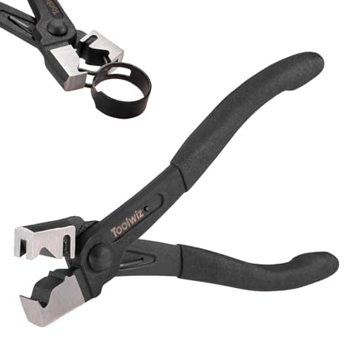 Image of Toolwiz Clic & Clic-R Type Hose Clamp Pliers, CV Boot Clamp Tool Radiator Spring Collar Automotive Maintenance Tools