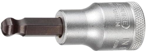 Image of Gedore IN19K10 1/2 10 x 60 mm 6 Hex Screws Screwdriver Bit Socket - Silver