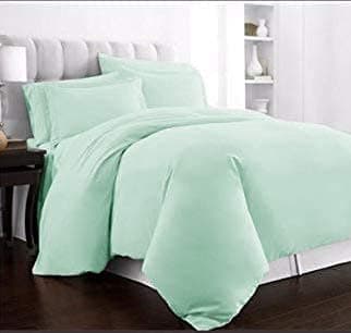 Image of 100% Egyptian Cotton 400 Thread Count Extra Deep 16'' (40cms) Fitted Bed Sheet, By Viceroybedding (King, Green)