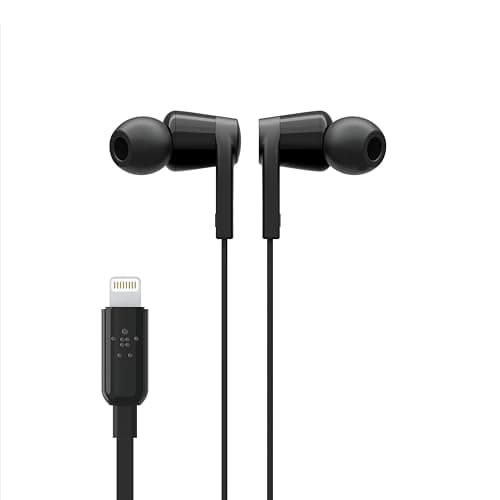 Image of Belkin Rockstar Wired Noise-canceling Waterproof In-ear Headphone - Black
